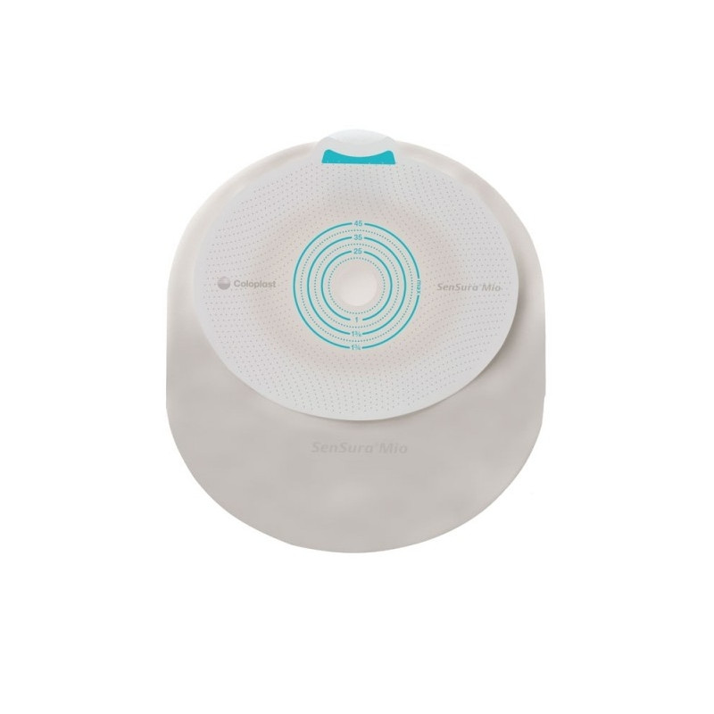 108700 Worek 1-cz Sensura Mio Mini 120 ml, 15-45mm  Zamknięty Naturalny Szary z Okienkiem Coloplast