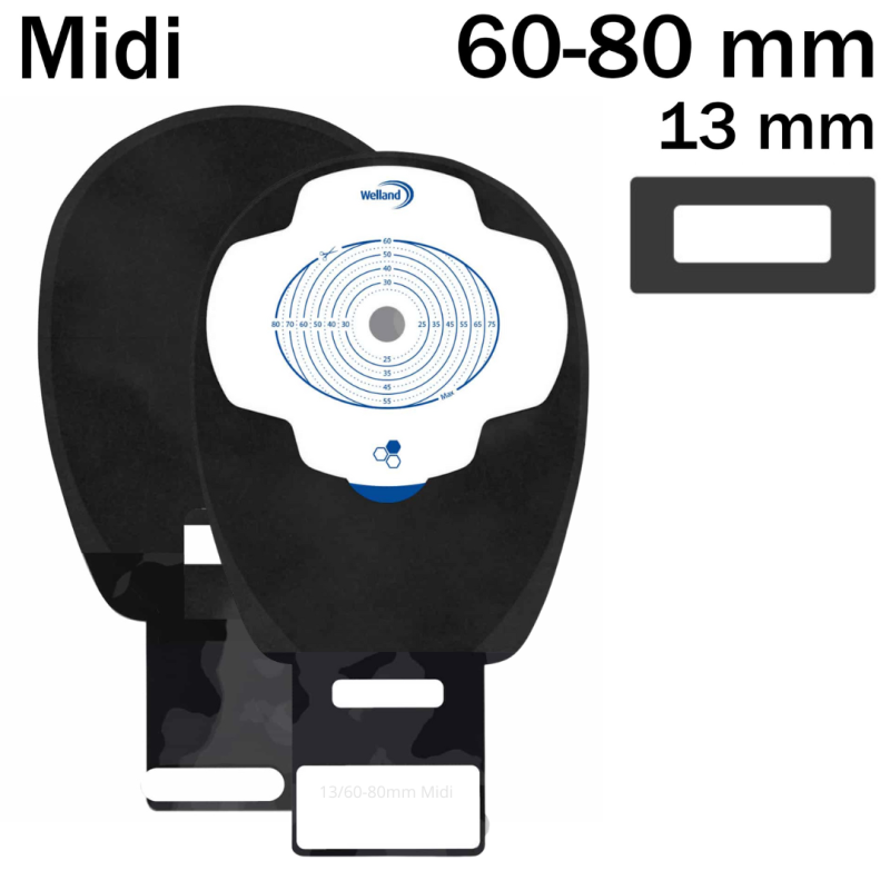 X1D1A12S Worek 1-cz Aurum Plus 13/60-80mm Midi Otwarty Welland Z Miodem Manuka Czarny