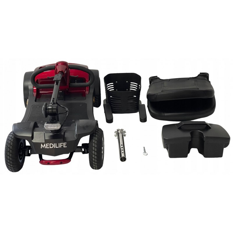Elektryczny skuter inwalidzki dla seniora MEDILIFE SWIFT 10"