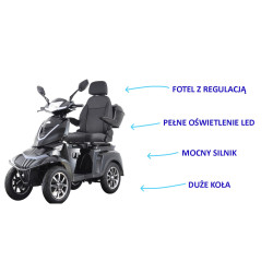 Skuter Elektryczny 4-kołowy Medilife OMNI