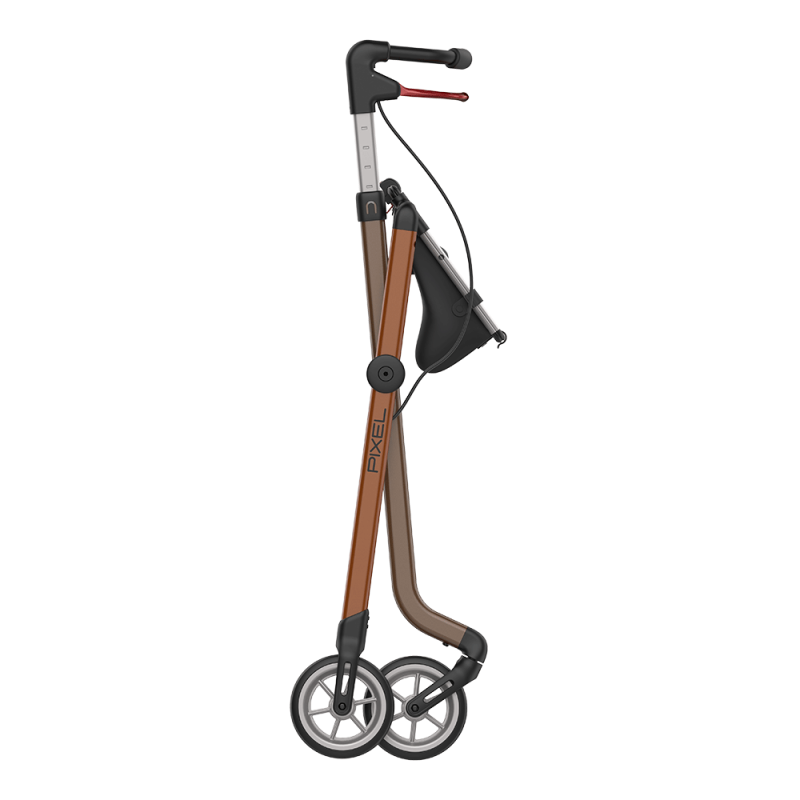 Balkonik wewnętrzny PIXEL na kółkach, kompaktowy i ultralekki Rehasense