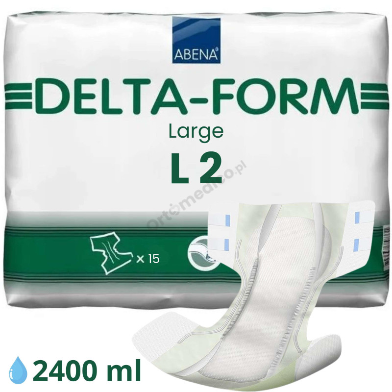 ABENA Delta-Form 2 pieluchomajtki dla seniora na rzep ABENA Delta-Form 2 pieluchomajtki dla seniora na rzep