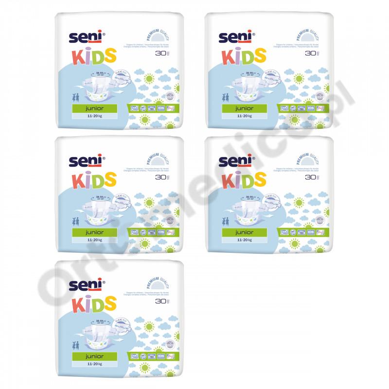 Seni Kids Junior pieluchy dla dzieci zapinane na rzepy 11-20 kg