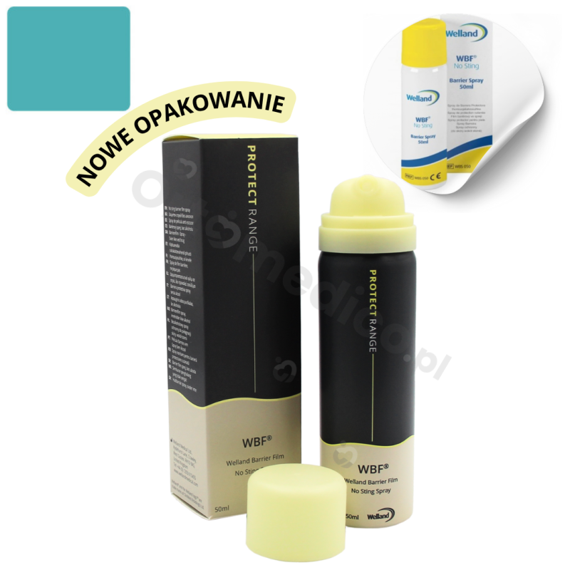 WBS050 Spray Barrier Film Z Płynem Ochraniającym "Druga Skóra" Bezalkoholowe 50 ml Welland