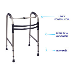 Balkonik rehabilitacyjny podpórka A4 1 STEP