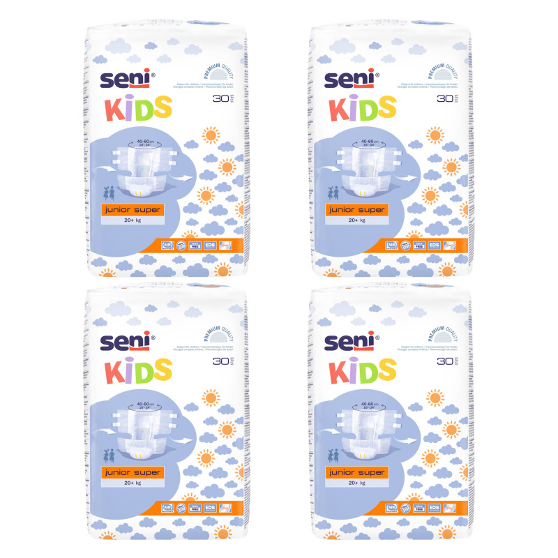 Seni Kids Junior Super pieluszki dla dzieci 20+ kg
