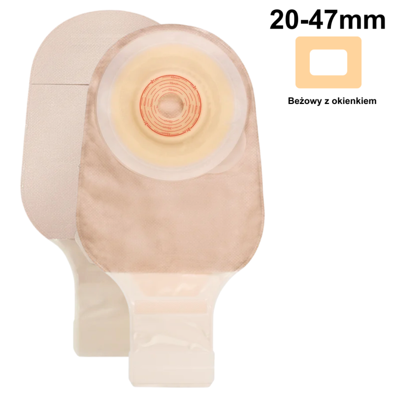 422363 Worek Jednoczęściowy Stomijny ConvaTec Esteem+ Soft Convex Otwarty 20-47 mm