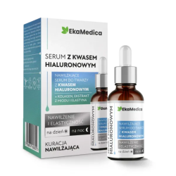 Nawilżające Serum z Kwasem Hialuronowym EkaMedica 20 ml – Regeneracja i Ujędrnienie