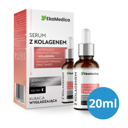 Kolagenowe Serum do Twarzy EkaMedica 20 ml – Wygładza i Intensywnie Ujędrnienia