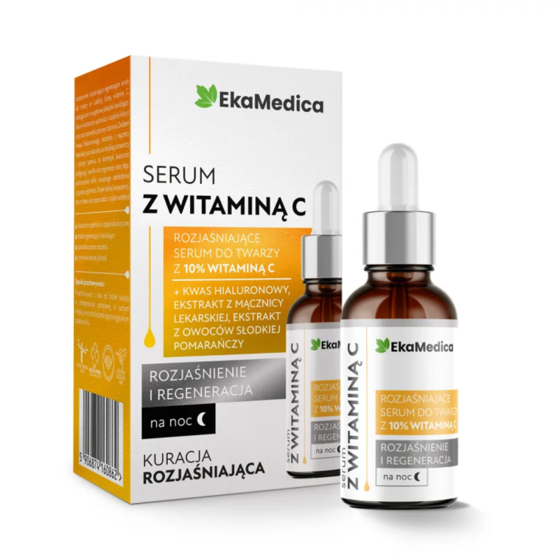 Rozjaśniające Serum z Witaminą C EkaMedica 20 ml Regenerujące