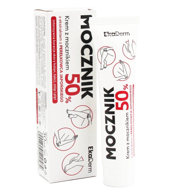 Krem z Mocznikiem 50% 30 ml – EkaDerm Silne Zmiękczenie i Wygładzenie EkaMedica
