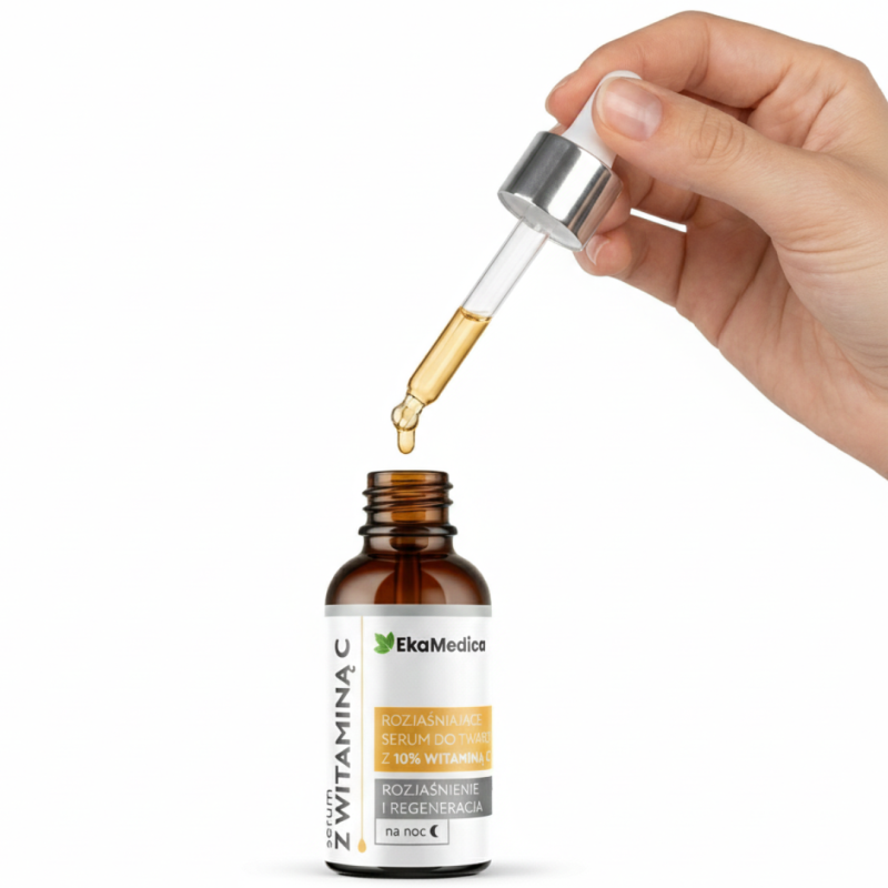 Rozjaśniające Serum z Witaminą C EkaMedica 20 ml Regenerujące