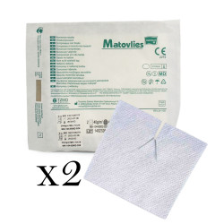 Kompres Do Trachestomii Włókninowy z Nacięciem Y 10x10 2szt Matoviles