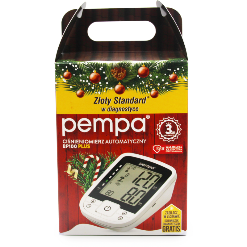 PEMPA BP 100 PLUS automatyczny ciśnieniomierz naramienny z pamięcią 2 użytkowników