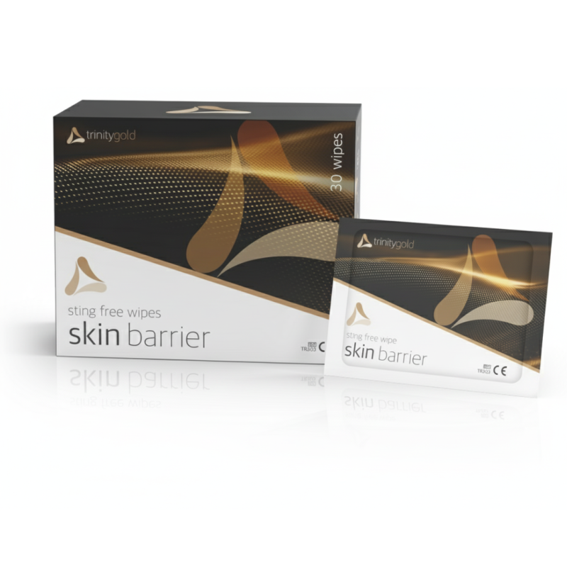 Trinity Gold TR303 – silikonowa bariera ochronna do skóry wokół stomii, chusteczka ochronna