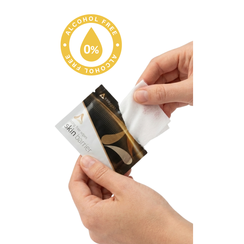 Trinity Gold TR303 – silikonowa bariera ochronna do skóry wokół stomii, chusteczka ochronna