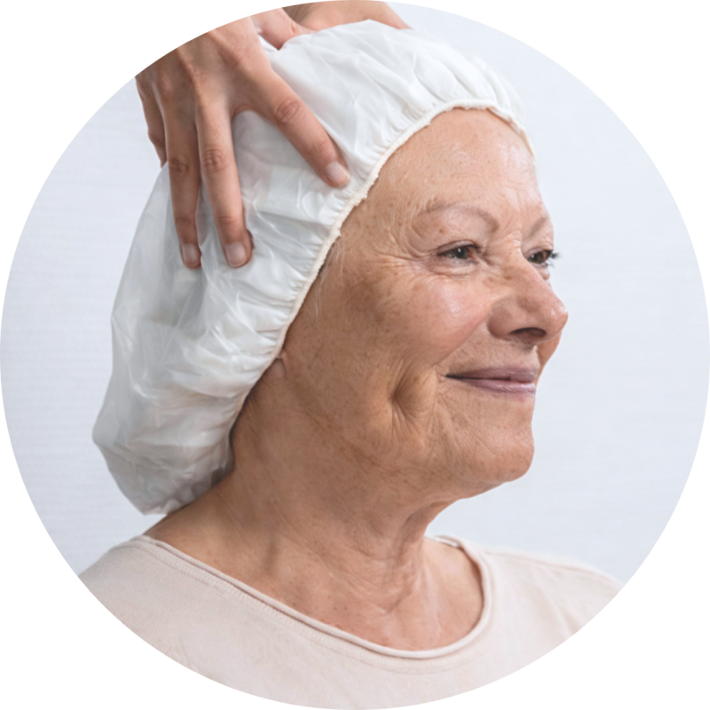 Czepek do mycia włosów bez wody SERENITY Care z odżywką