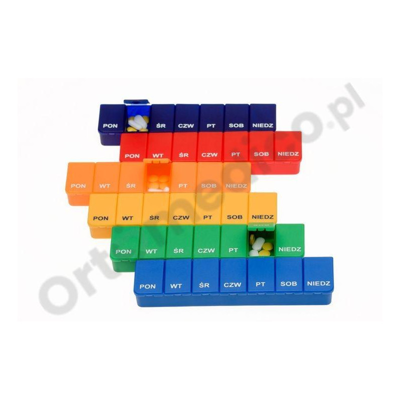 Organizer Pojemnik na Leki Kasetka Tygodnia EL-COMP