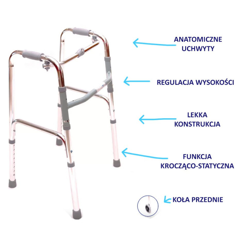 Balkonik rehabilitacyjny z kołami THZ 912L