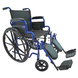 Wózek inwalidzki Wheelie Air Plus z regulacją podnóżka koła pompowane