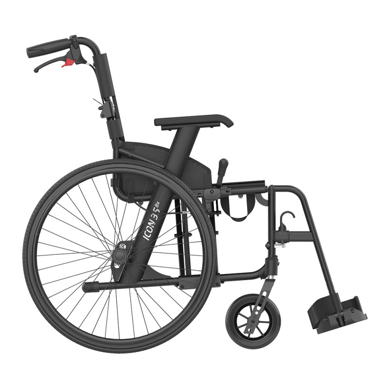 Lekki wózek inwalidzki ICON 35 BX – wersja podstawowa Rehasense