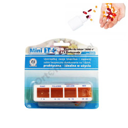 Kasetka do Leków Mini 4 Dawkowania w Blistrze EL-COMP