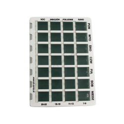 Tygodniowa Kasetka Do Leków 4 Pory Dnia Maxi 7x4 EL-COMP