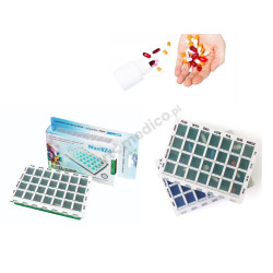 Tygodniowa Kasetka Do Leków 4 Pory Dnia Maxi 7x4 EL-COMP