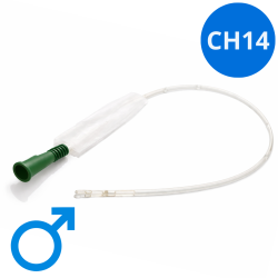 101403 Lentismed Cewnik Nelaton Hydrofilowy Urologiczny LentisCath Dla Mężczyzn 40cm CH14