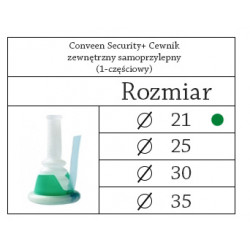 052210 Coloplast Cewnik Zewnętrzny Samoprzylepny 1-Częściowy Conveen Security 21mm do zbiórki moczu 052210 Coloplast Cewnik Zewnętrzny Samoprzylepny 1-Częściowy Conveen Security 21mm do zbiórki moczu