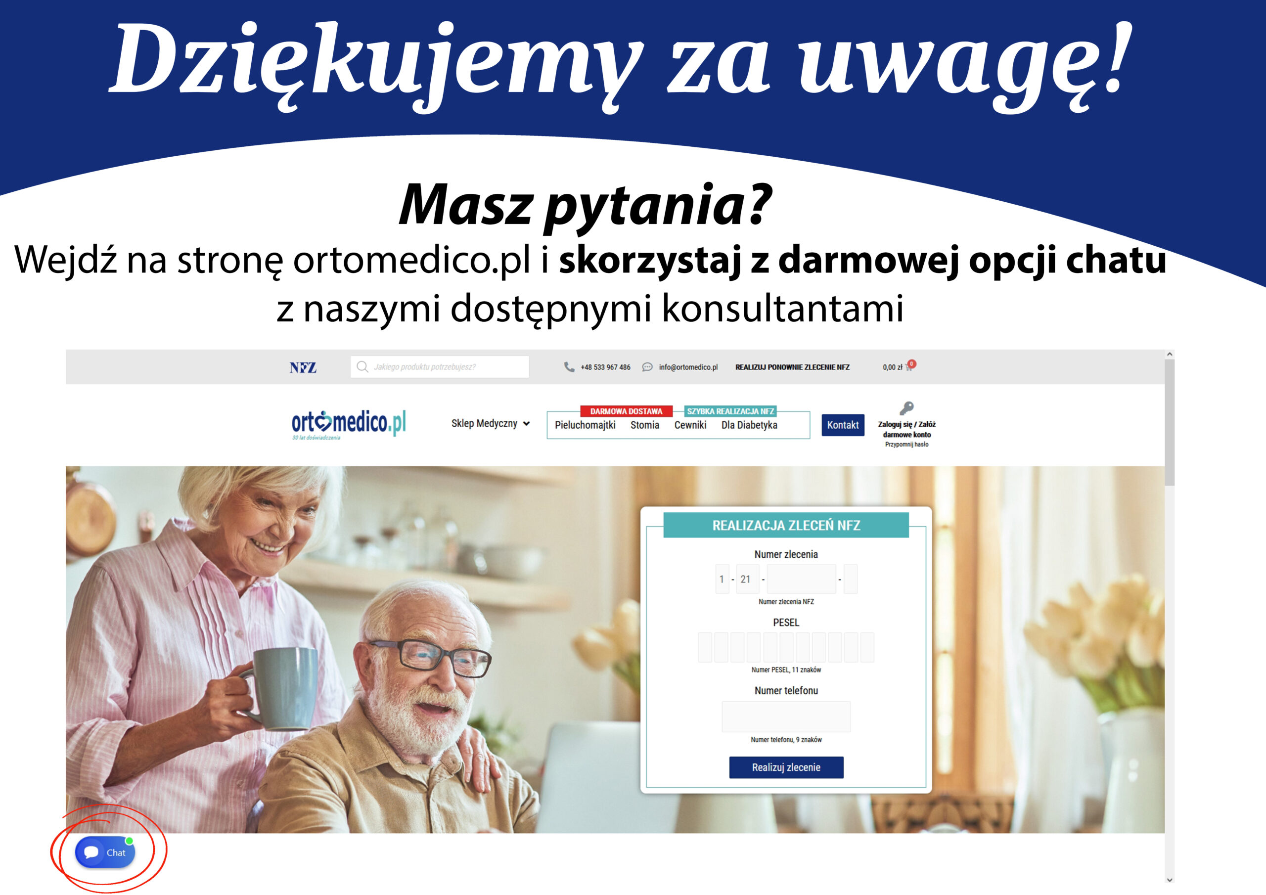 Pomoc w realizacji zlecenia NFZ według nowych przepisów