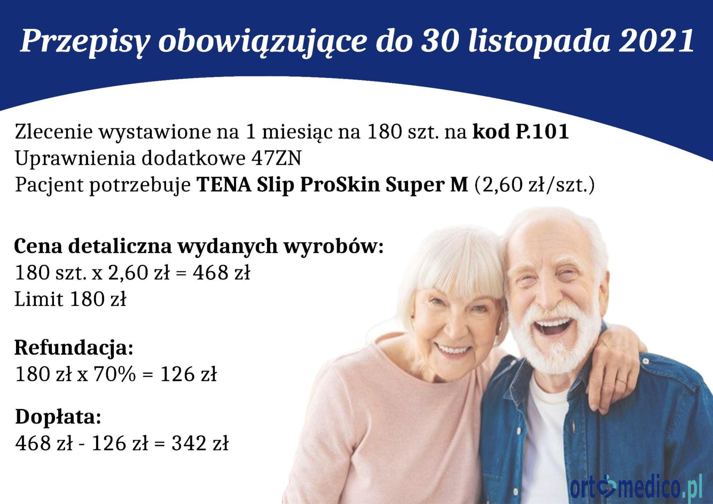 Przykład TENA wyliczania według przepisów do 30.11.2021
